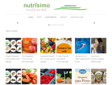 Tablet Screenshot of nutrisimo.com